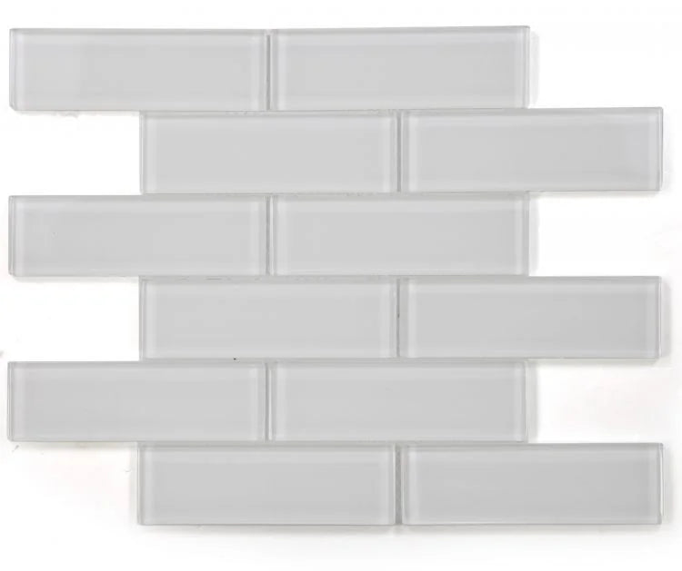 Casale White Shining One Size Glass Mosaic