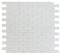 Casale White Shining One Size Glass Mosaic