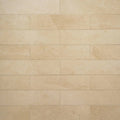 Caspian Bisque 12x3 Honed Mesh Back Marble Mosaic