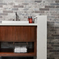 Castle Brick Grey 2-1/2x10x5 Corner Ceramic / Porcelain Trim