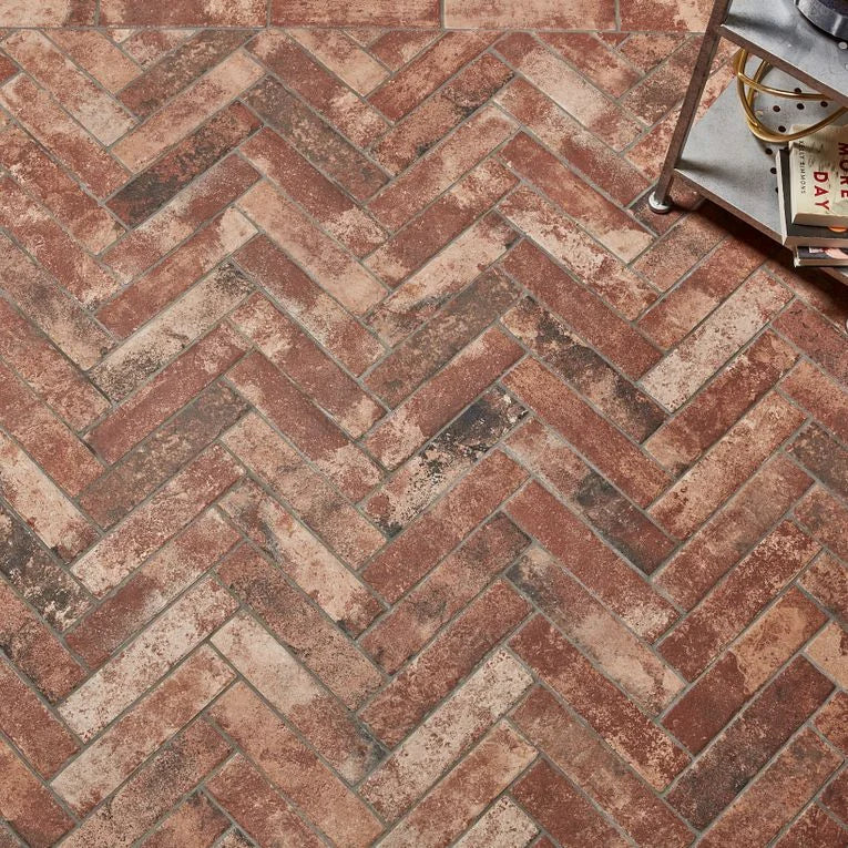 Castle Brick Red 2-1/2x10 Brick Look Ceramic / Porcelain Tile