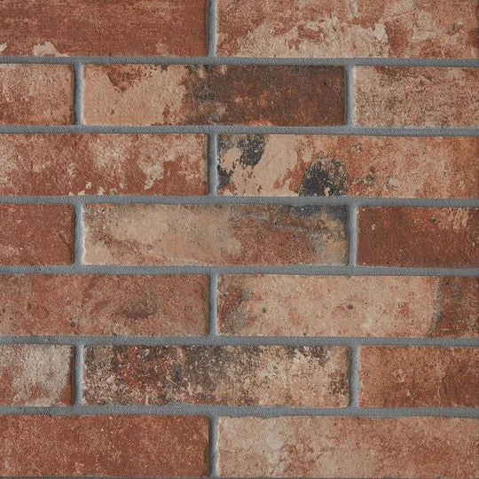 Castle Brick Red 2-1/2x10 Brick Look Ceramic / Porcelain Tile