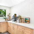 Castle Brick White Corner 2-1/2x10x5 Porcelain Tile