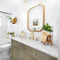 Castle Brick White Corner 2-1/2x10x5 Porcelain Tile