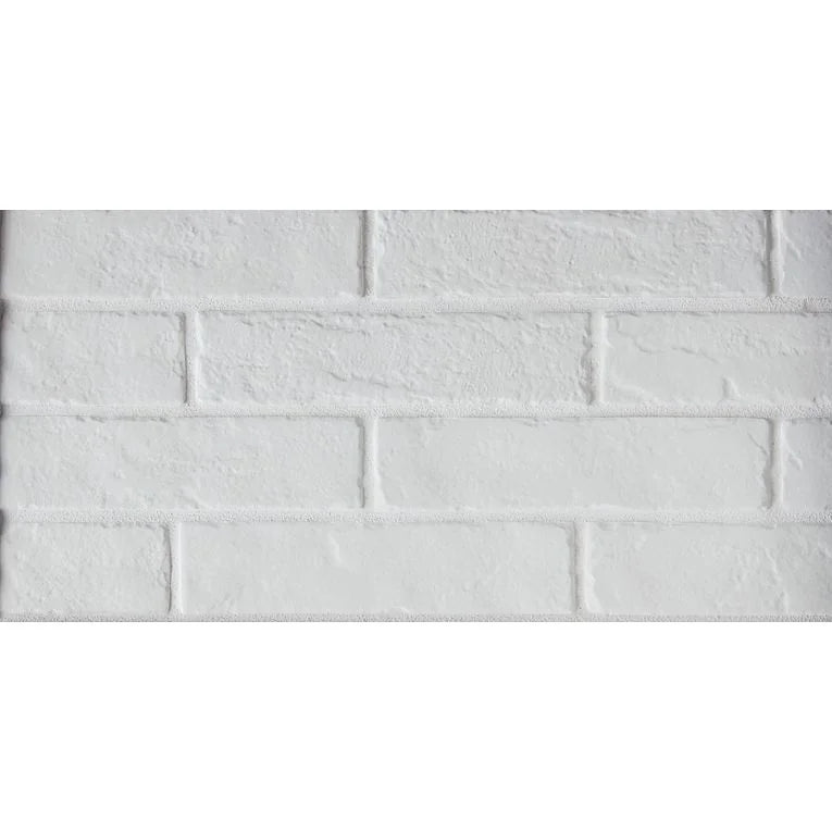 Castle Brick White 2-1/2x10 Brick Look Ceramic / Porcelain Tile