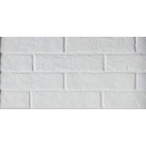 Castle Brick White 2-1/2x10 Brick Look Ceramic / Porcelain Tile