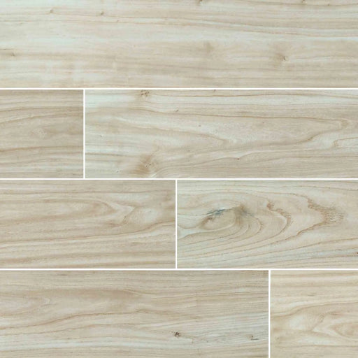 Catalina Maple 8x48 Polished Porcelain Wood Look Tile