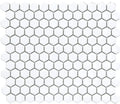 CC Mosaics MG White 12x12 Hexagon 2x2 Mosaic