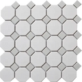 CC Mosaics MG White 12x12 Octagon Mosaic