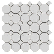 CC Mosaics MG White 12x12 Octagon Mosaic