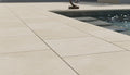 Antalya Cream Marble Leather (Sandblasted & Brushed) 24 x 24 x 2 4-SIDED Modern Coping