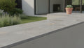Close-up of Arctic Mist Quartzite Natural 24 x 24 x 2 Quartzite Column Cap Cap, in Arctic Mist tones.