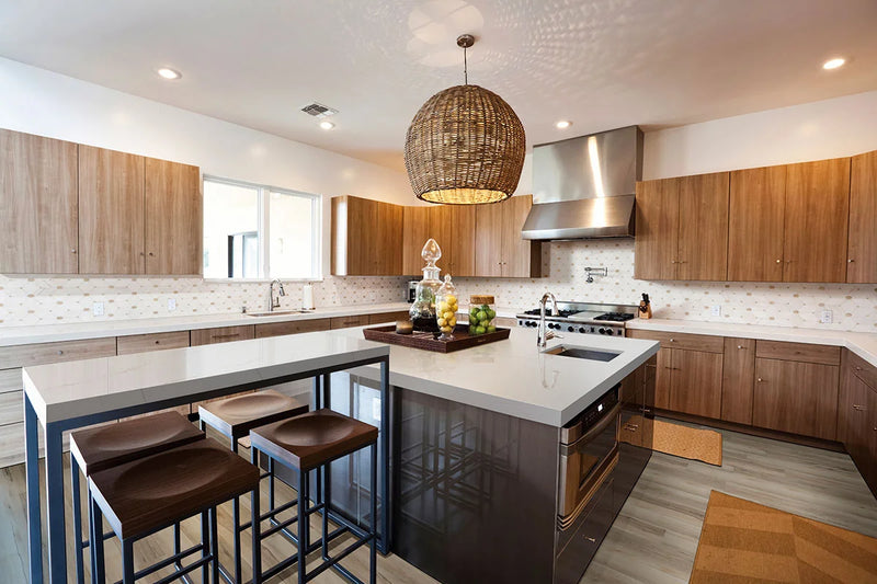 Cecily Pattern Polished 0.38 Inch Marble Mosaic Tile