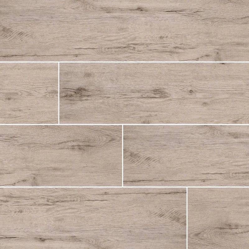 Celeste Grayseas 8x40 Plank Matte Ceramic Wood Look Floor Tile
