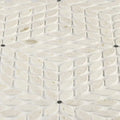 Celeste Myra Beige with Basalt Dot 16.25x14.25 Honed Marble Mosaic