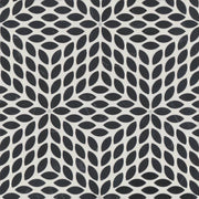 Celeste Nero Marquina & Calacatta Losanna Dot 16.25x14.25 Honed Decorative Marble Mosaic