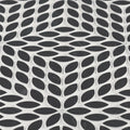 Celeste Nero Marquina & Calacatta Losanna Dot 16.25x14.25 Honed Decorative Marble Mosaic