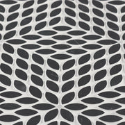 Celeste Nero Marquina & Calacatta Losanna Dot 16.25x14.25 Honed Decorative Marble Mosaic