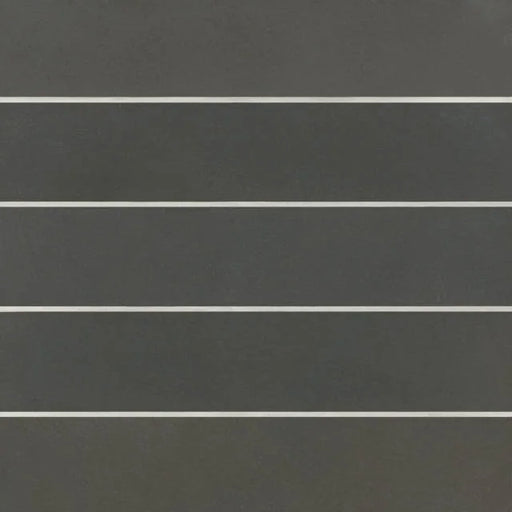 Celine Black 12x2.5 Matte Ceramic Field Tile