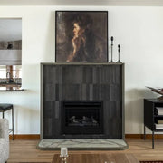 Celine Black 12x2.5 Matte Ceramic Field Tile