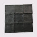 Celine Black 4x4 Matte Ceramic Field Tile