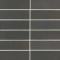 Celine Black 6x2 Field Matte Ceramic Tile