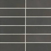 Celine Black 6x2 Field Matte Ceramic Tile