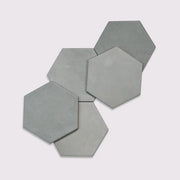 Celine Blue 5x4 Hexagon Matte Ceramic Field Tile