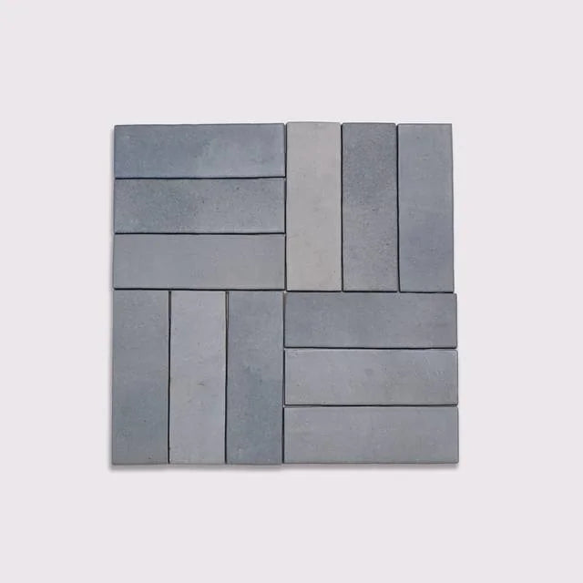 Celine Blue 6x2 Matte Field Ceramic Tile
