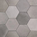 Celine Greige 5x4 Hexagon Field Matte Ceramic Tile