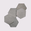 Celine Greige 5x4 Hexagon Field Matte Ceramic Tile