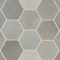 Celine Greige 5x4 Hexagon Field Matte Ceramic Tile