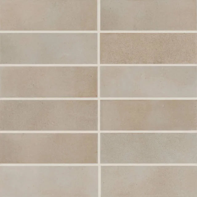 Celine Taupe 6x2 Matte Ceramic Field Tile
