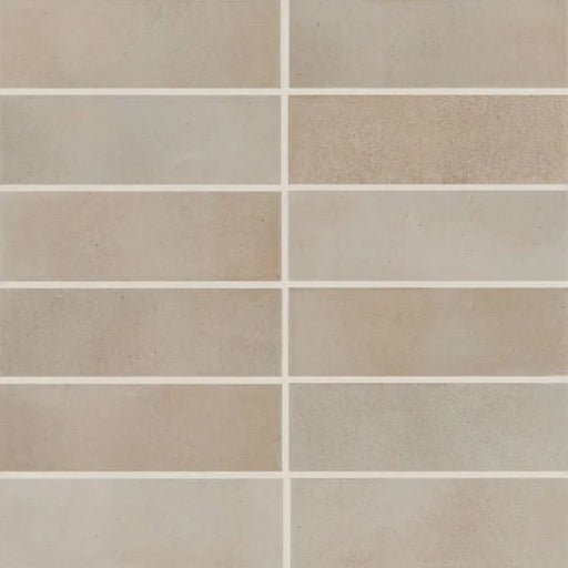 Celine Taupe 6x2 Matte Ceramic Field Tile