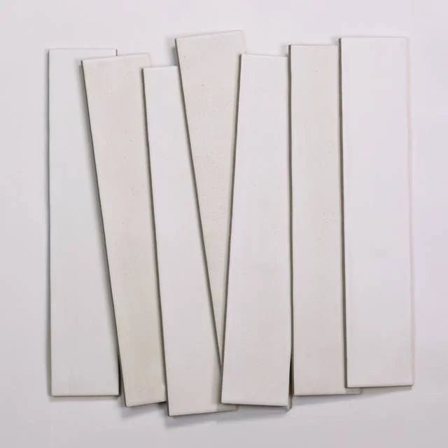 Celine White 12x2.5 Matte Ceramic Field Tile