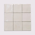 Celine White 4x4 Field Gloss Ceramic Tile