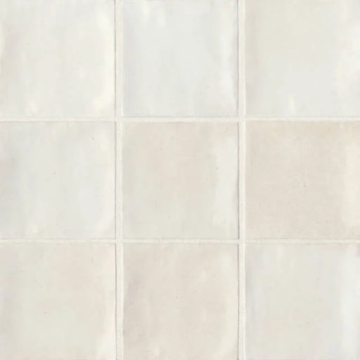 Celine White 4x4 Field Gloss Ceramic Tile
