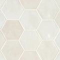 Celine White 5x4 Hexagon Field Gloss Ceramic Tile