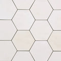 Celine White 5x4 Hexagon Matte Ceramic Field Tile