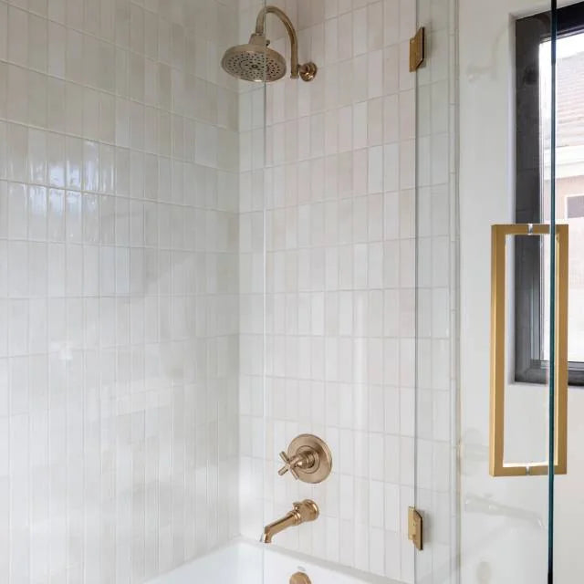 Celine White 6x2 Gloss Ceramic Field Tile