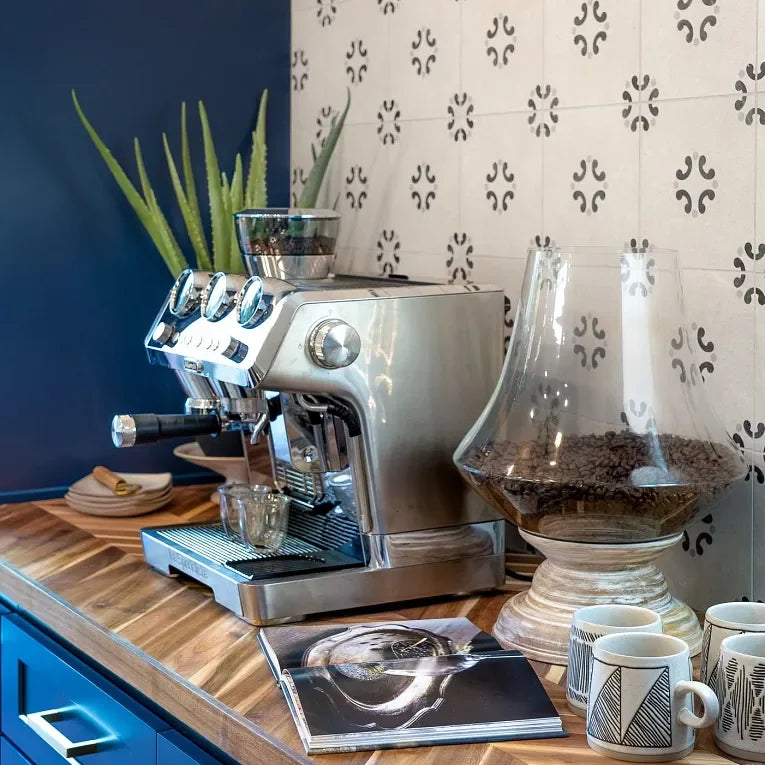 Cementine B&W 3 8x8 Decorative Matte Porcelain Tile