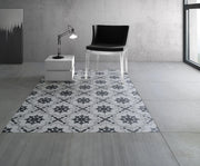 Cementine B&W 2 8x8 Decorative Matte Porcelain Tile