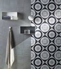 Cementine B&W 5 8x8 Porcelain Tile