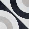 Cementine B&W 5 8x8 Porcelain Tile