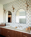 Cementine B&W Mix 8x8 Porcelain Tile