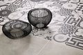 Cementine B&W Mix 8x8 Porcelain Tile