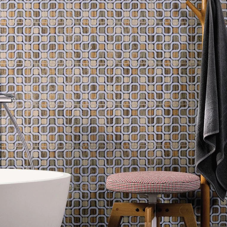 Cementine Evo 4 8x8 Decorative Porcelain Tile