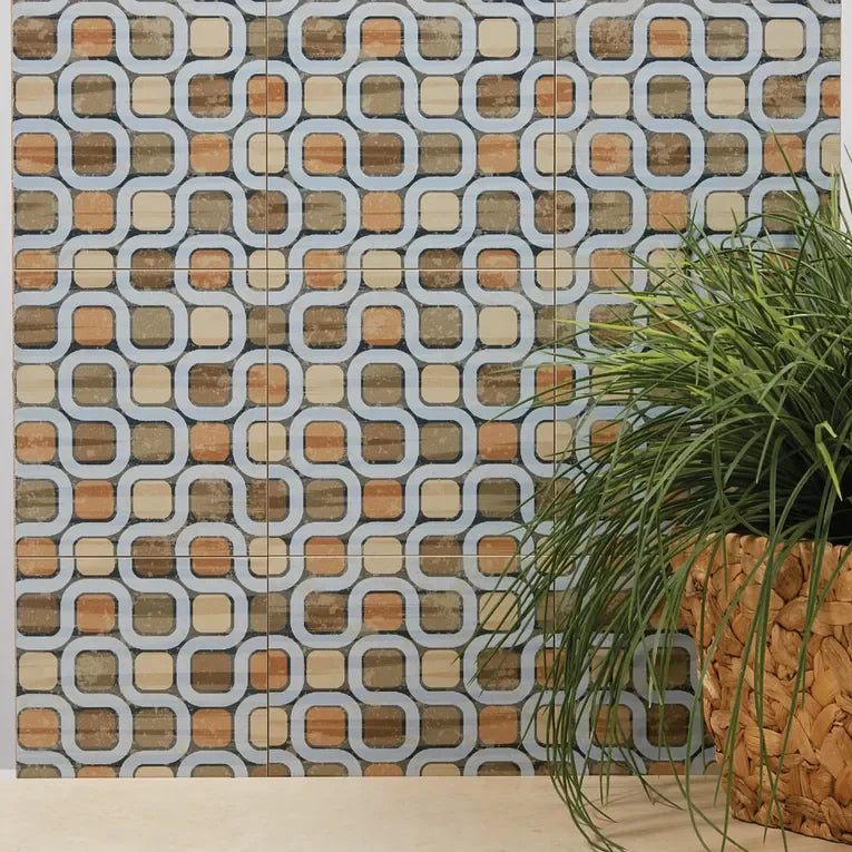 Cementine Evo 4 8x8 Decorative Porcelain Tile