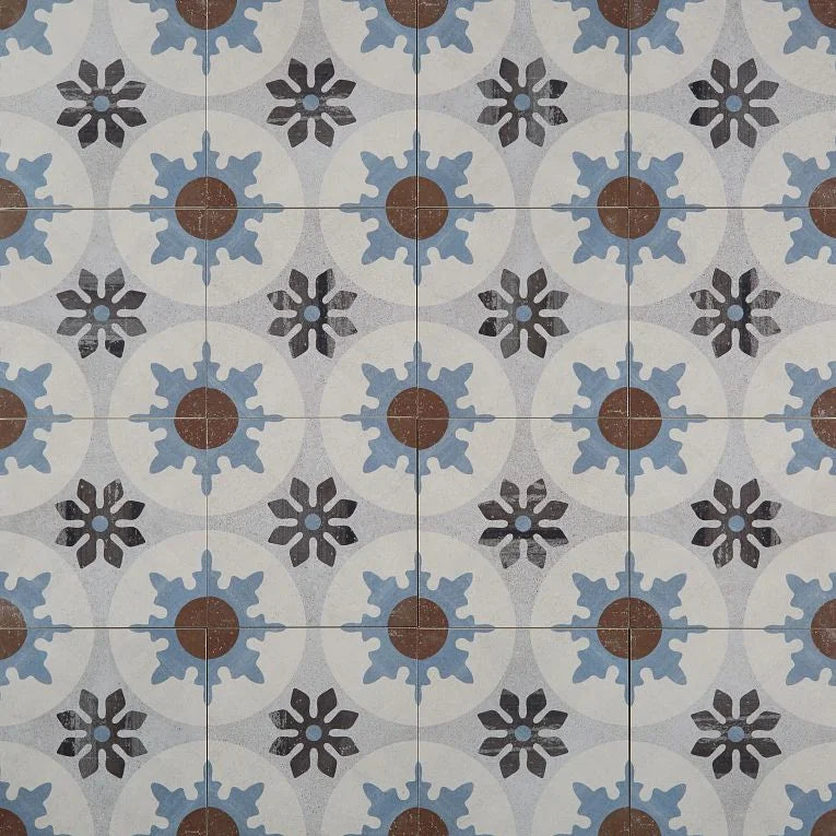 Cementine Posa 2 8x8 Decorative Porcelain Tile