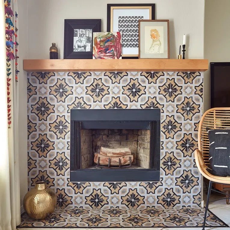 Cementine Posa 2 8x8 Decorative Porcelain Tile